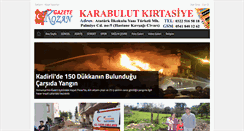 Desktop Screenshot of gazetekozan.com